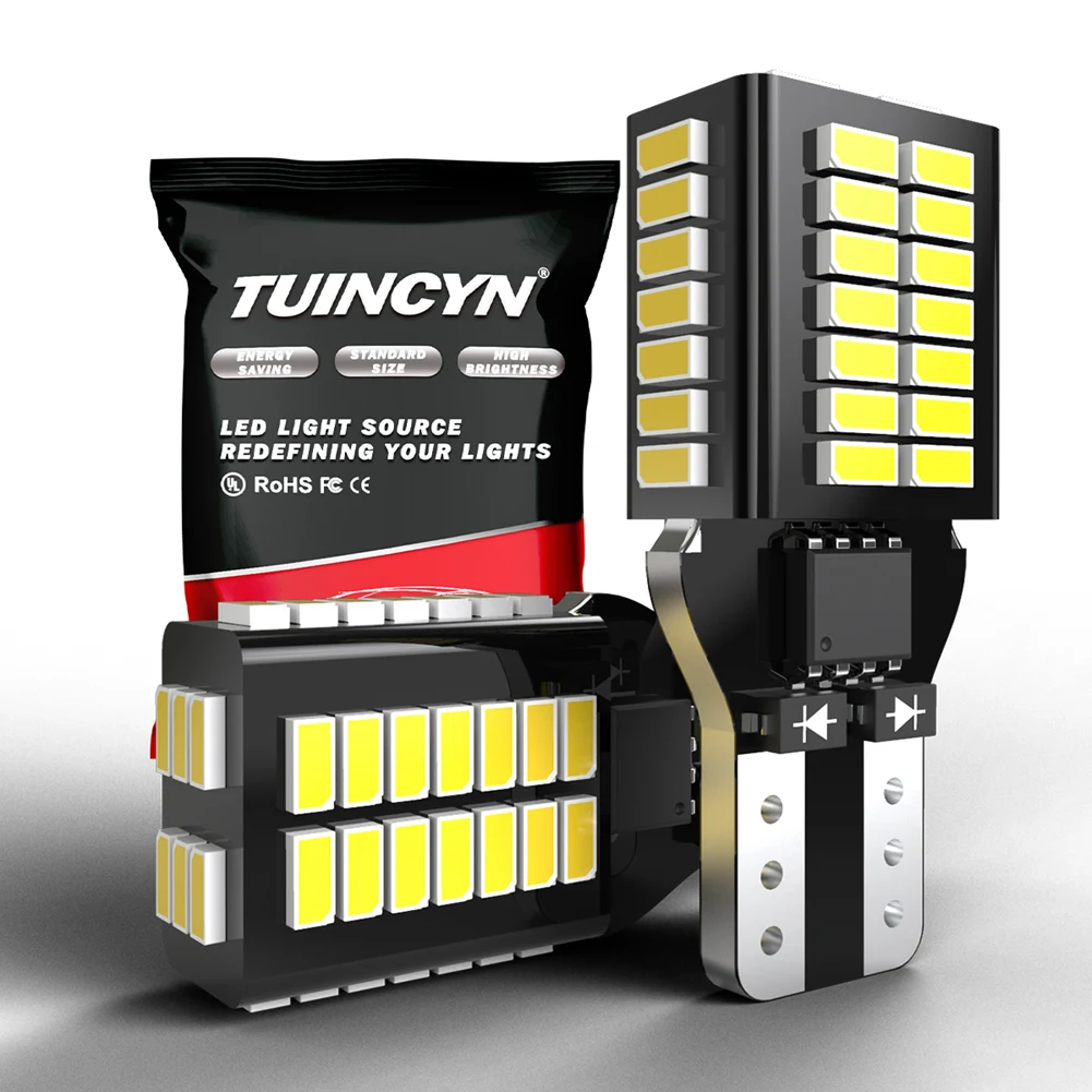 T16 W16W T15 LED Canbus Bulbs Error Free Backup Lights 921 912 Car Reversing Reverse Lamp Xenon White | Автомобили и мотоциклы