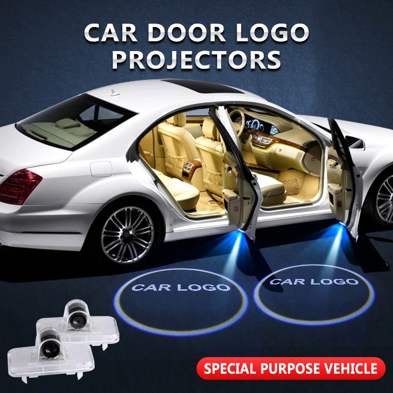 2pcs/lot For Renault Magane Laguna Latitude Talisman Koleos Welcome Light Car Door Logo Projector Shadow Lamp | Автомобили и