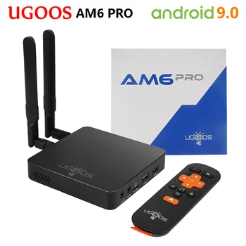 

UGOOS AM6 PRO Amlogic S922X Android 9.0 Smart Tv Box DDR4 4GB32GB 5G Wifi BT5.0 1000M Set Top Box 4k Media Player vs AM6 Plus