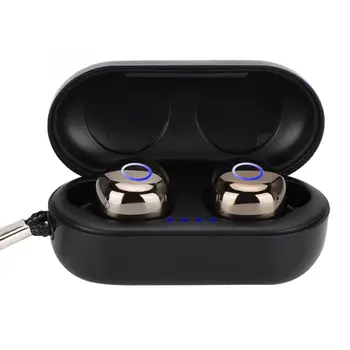 

TWS Dual Wireless IPX7 Waterproof Bluetooth 5.0 4D HD sound Stereo Earphone Bluetooth headset with Charging Case