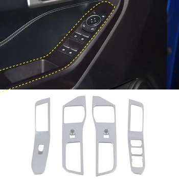 

LHD! Car Styling ABS Matte Interior Door Window Glass Switch Lifter Buttons Cover Trim for Ford Explorer 2020 2021 accessories