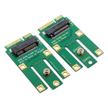

CY M.2 NGFF A-key E-key Wifi to Mini PCI-E Adapter for Bluetooth Wireless Wlan Card AX200 9260 8265 8260