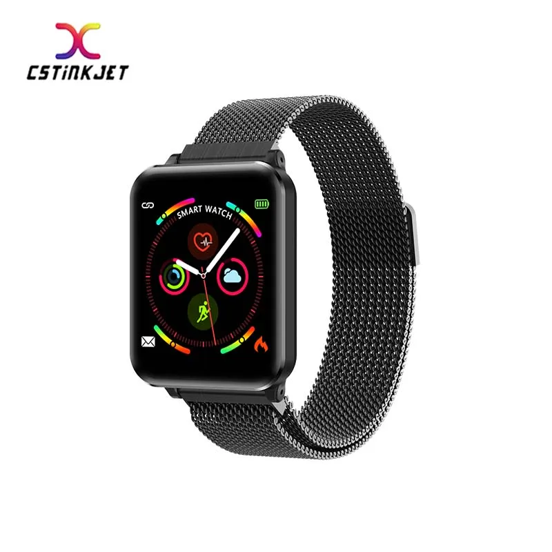 

CSTINKJET S1 Blood Pressure Heart Rate Monitor Smart Watch IP67 Waterproof Sport Fitness Trakcer Bracelet Men Women Smartwatch