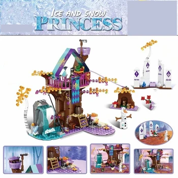 

City Friends For Girl Series Building Blocks set Dream Princess Magic Tree House Model compatible Bricks Toys for children