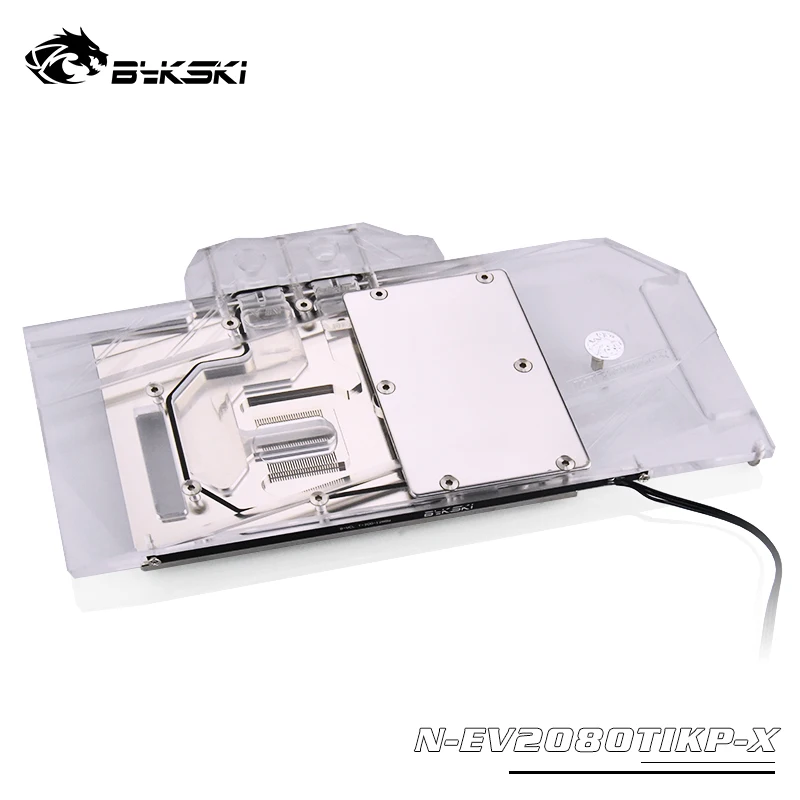 Bykski водный блок использовать для EVGA Nvidia GeForce RTX 2080TI KINGPIN Крышка Медный радиаторный