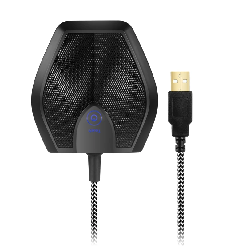 Профессиональный USB конденсаторный микрофон настольный для компьютера