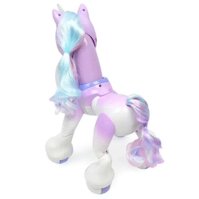 Large RC Unicorns Robot Cute Cartoon Animal Infrared induction Model Electric Educational Remote Control Pet Toys for children 6