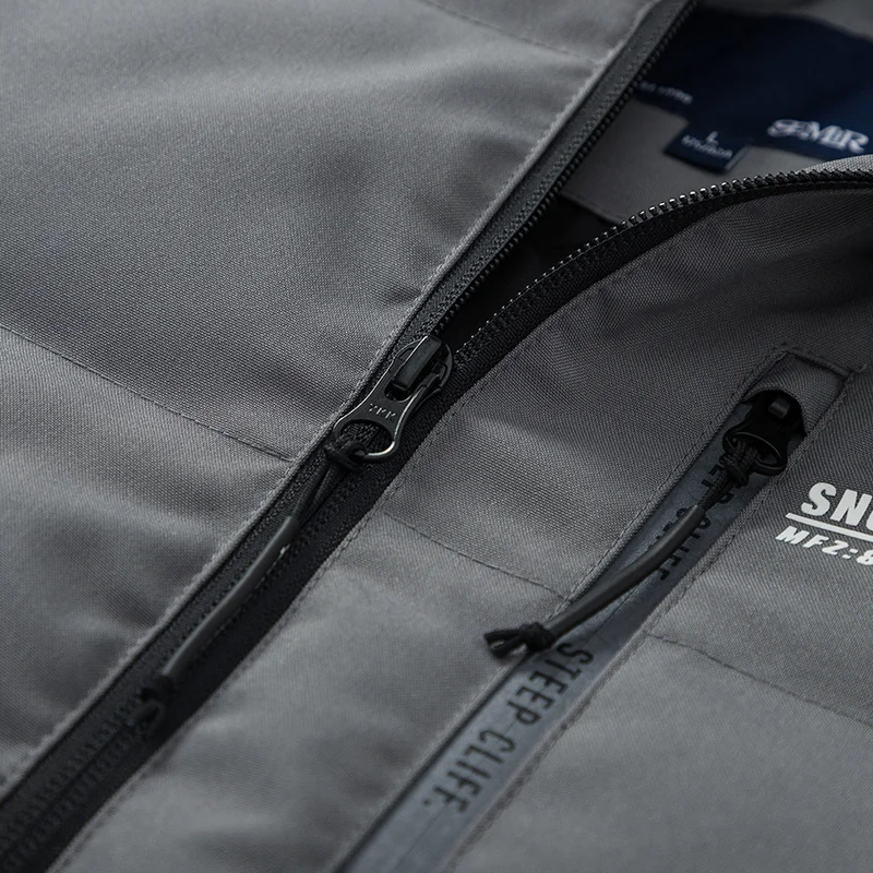 Semir пуховик мужской Молодежный короткий параграф цветной буквенный принт с капюшоном теплая куртка Красивый индивидуальный тренд пальто