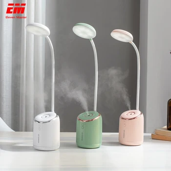 

LED Desk Lamp Humidifier 3 Color Brightness Eye-caring LED Table Lamp With USB Port Rechargeable 2000mAh For Living Room ZZD0003