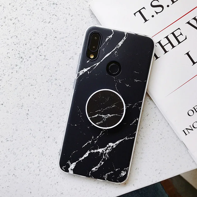 Мраморный чехол для телефона Etui Redmi K20 Pro Funda Xiaomi Note 5 6 7 Модный с подставкой чехлы| |