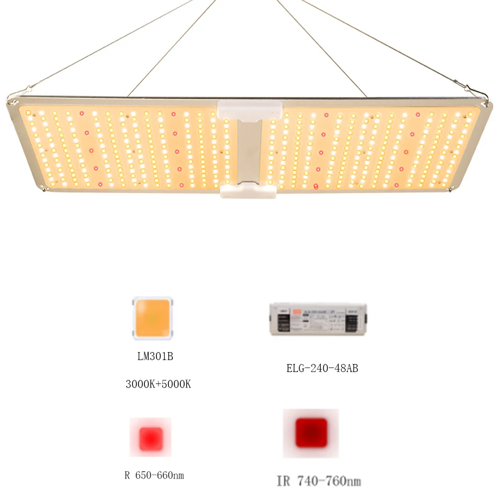 Dimmable 120W 240W Quantum LED Grow Light Board Full Spectrum LM301B SK 3000K 5000K 660nm UV IR for Indoor Plants|Фитолампы| |