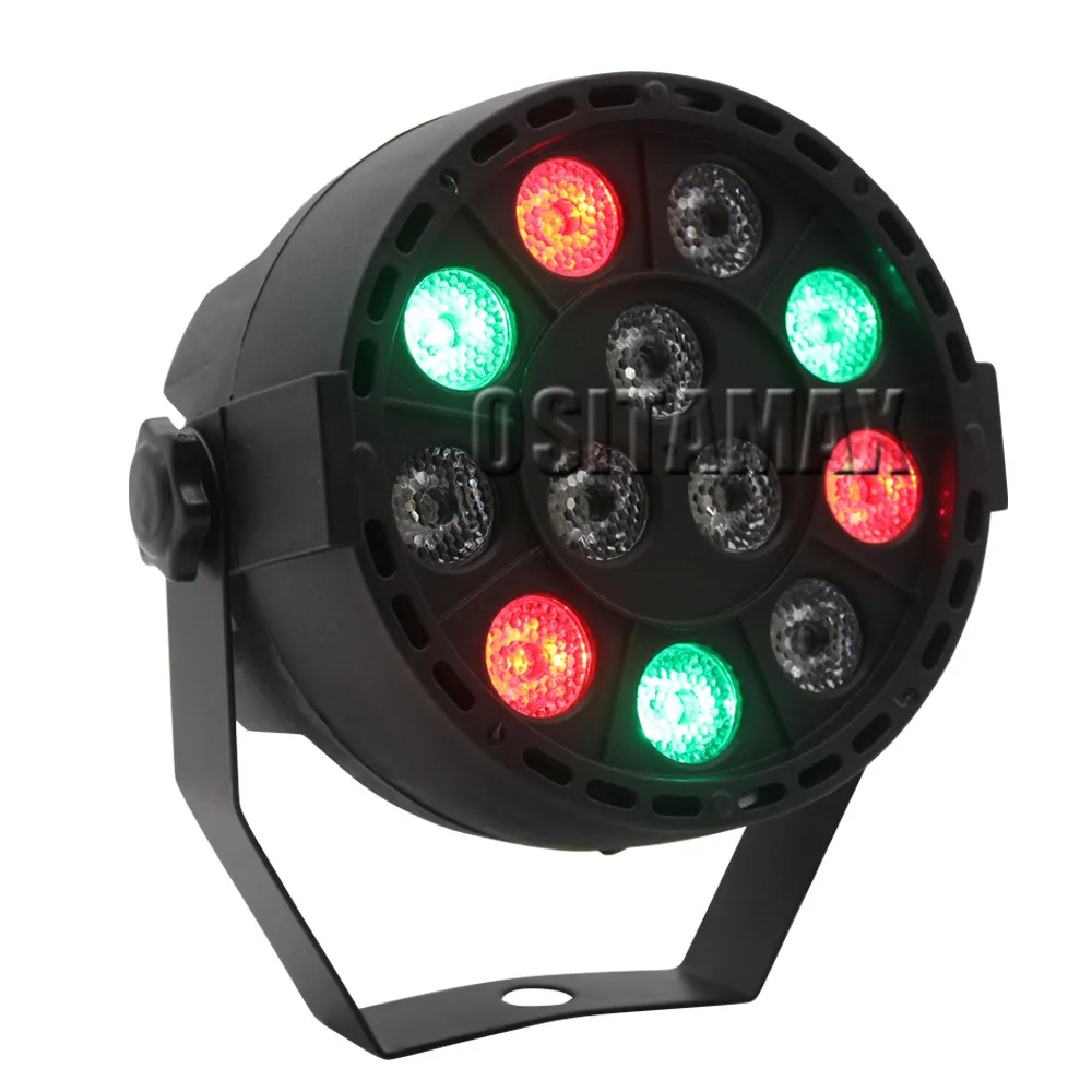 RGB DMX светодиодный светильник Par 12x3w пластиковый чехол Can высокой яркости 64 Lumiere DJ