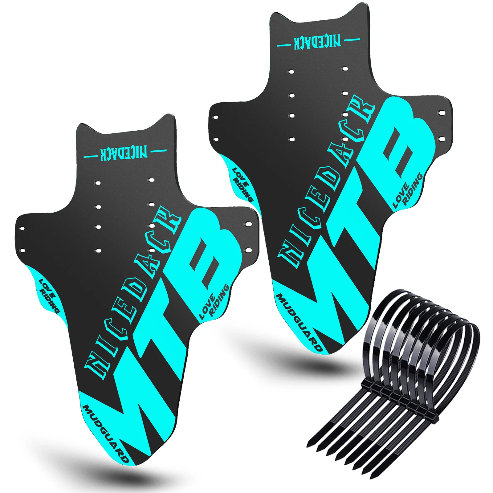 Foxnovo Durable Mountain Bike Vélo Pneu Avant Rear Boue Gardes Garde