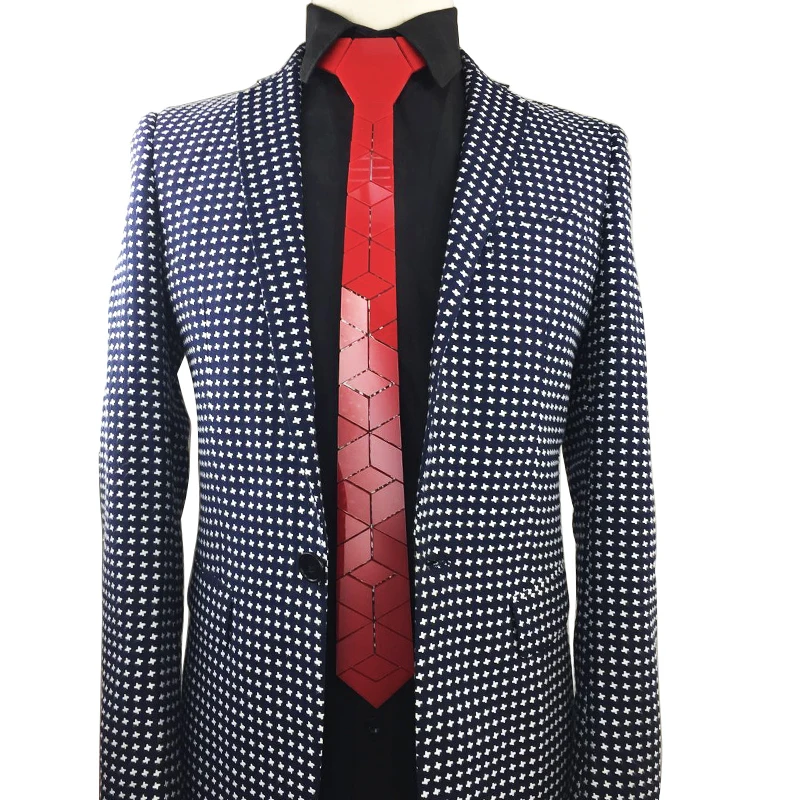 Новое поступление женское модное ожерелье глянцевый красный бриллиант в клетку