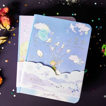 

Cute Cartoon Fashion Little Prince And Friends Theme Colorful Pocket Notebook 224P Colorful Free Pages+Plain Page 142mm*104mm