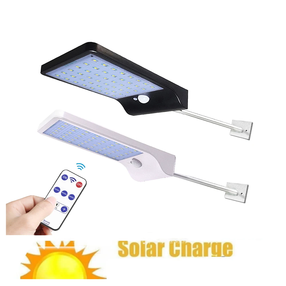 

remote 48/36 LED Solar light PIR Motion Sensor solar lamp Waterproof IP65 Outdoor Security lights Garden street path lamps