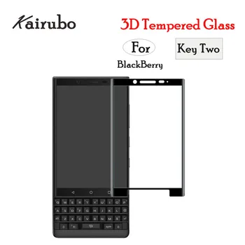 

3D Curved Full Cover 9H Tempered Glass For BlackBerry KeyTwo Anti-Scratch Explosion proof Screen Protector Protective Film Key 2