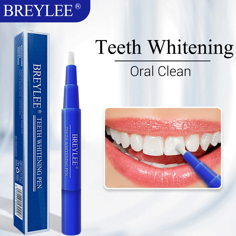 BREYLEE отбеливание зубов ручка гигиена полости рта Чистящая сыворотка белый гель Уход за зубами отбеливание зубов стоматологические инструменты идеальная улыбка 10 мл
