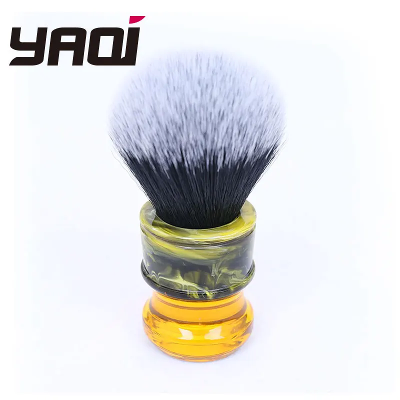 Prix Yaqi 24MM Sagrada Familia noir blanc smoking synthétique Fibre résine poignée hommes rasage humide brosses