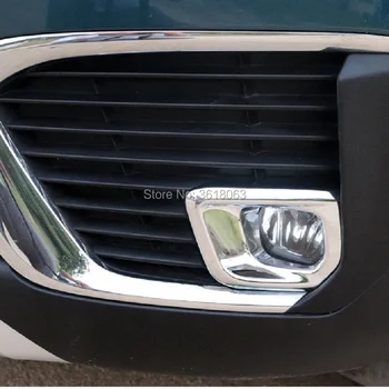 

For Peugeot 5008 GT 2018 2019 ABS Chrome Front Fog Light Lamp Protection Cover Frame Trim Car Styling Decoration Accessories