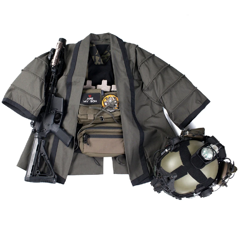 

Outdoor Tactical Hunting Coat Training Cloak Combat Haori Jacket for Airsoft