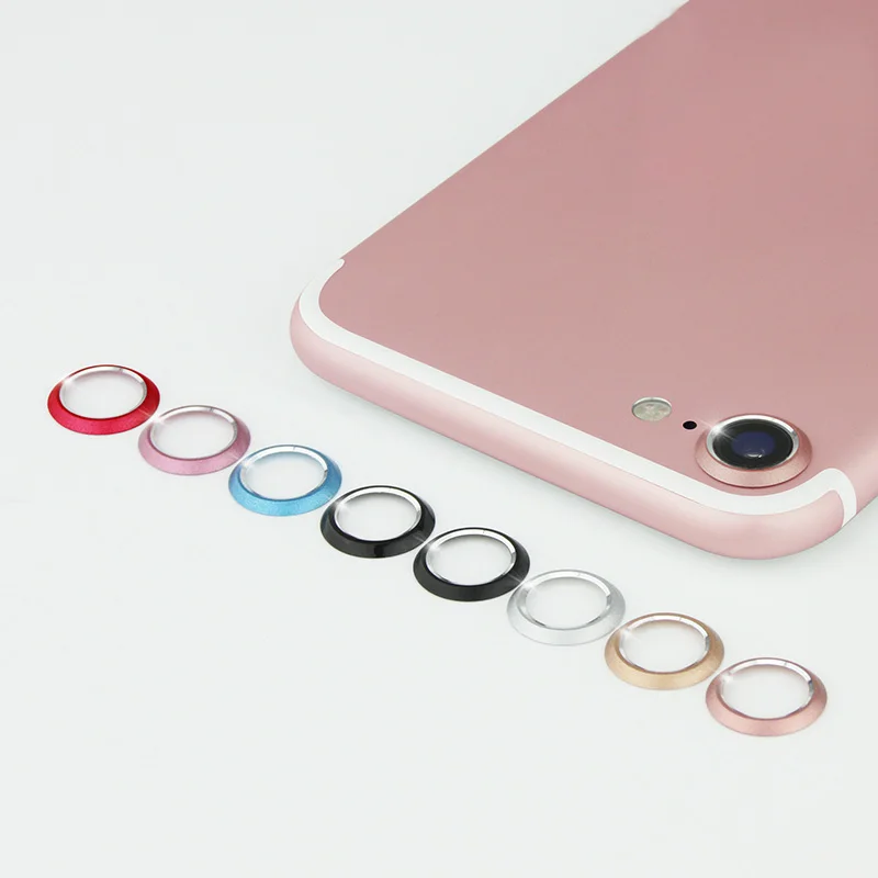 Металлическое заднее защитное кольцо для объектива iPhone 7 8 камеры Plus | Мобильные