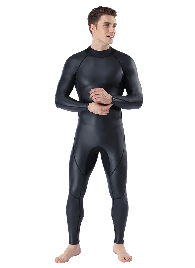 3MM Men Full Body Neoprene Triathlon SpearFishing Sailing Clothing Swimsuit Diving Suit One Piece Rubber Scuba WetSuit For Men