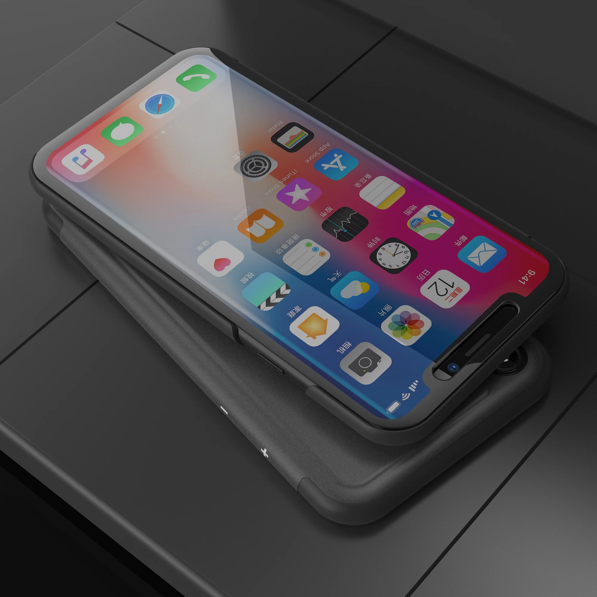 

Mirror Flip case for iphone case 5s 5 se Clear view cover on iphone 6 6s 7 8 plus Stand case for iphone XR Xsmax Full Protect