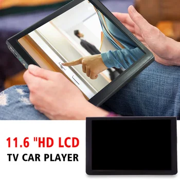 

D12 11.6 Inch Kitchen Portable Video Player Car HD TV Monitor Freeview Digital ATSC Support Dolby TFT Outdoor Camping Travel