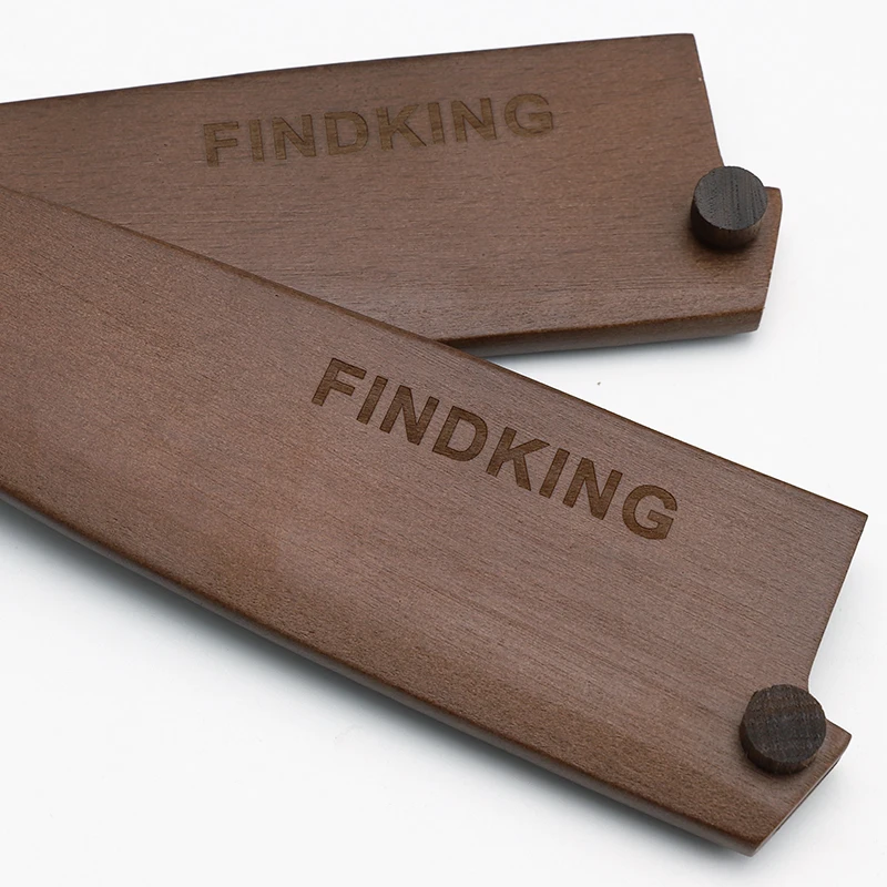 Бренд Findking, новинка, ножевые оболочки, высокое качество, твердый бук, деревянная крышка ножа для кухонных ножей, защита деревянных ножей
