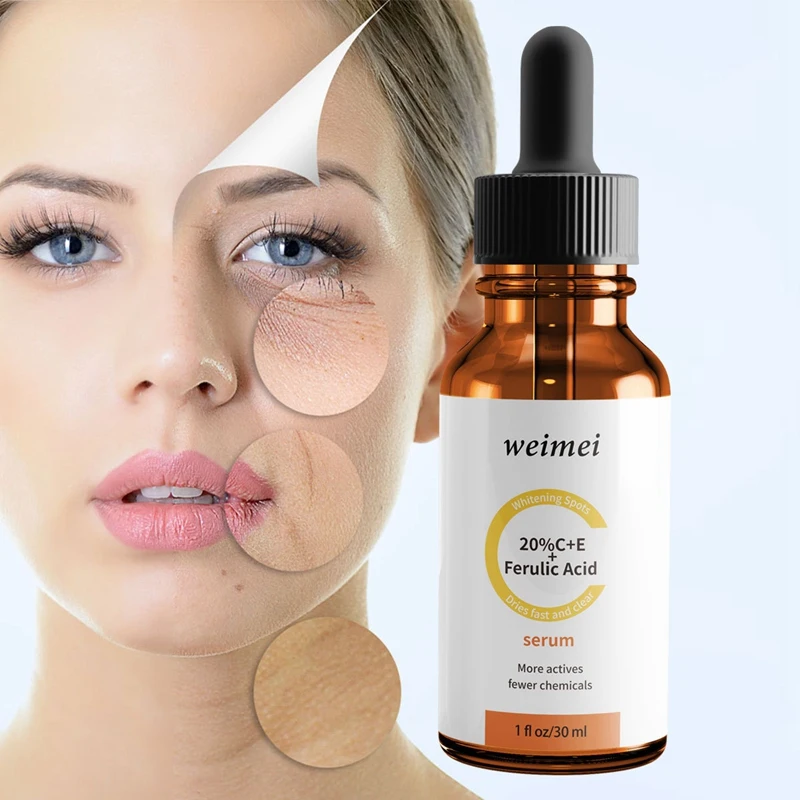 Weimei Ferulic Acid C+ E жидкий экстракт пятна увлажняющее увлажнение с осветляющим эффектом кожи анти-старения эссенция лица 30 мл