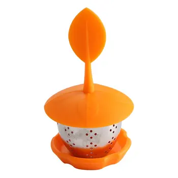 

1Pc Strawberry Tea Infuser Stainless Steel Ball Leaf Tea Strainer For Brewing Device Herbal Spice Filter Kitchen Tools