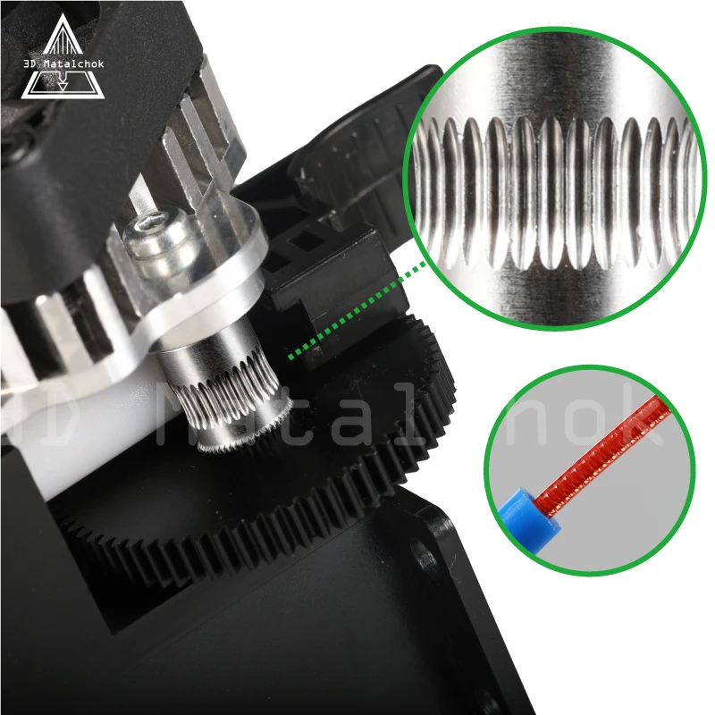 Деталь для 3D принтера Titan Aero Extruder Полный комплект с шаговым двигателем NEMA 17 + bltouch
