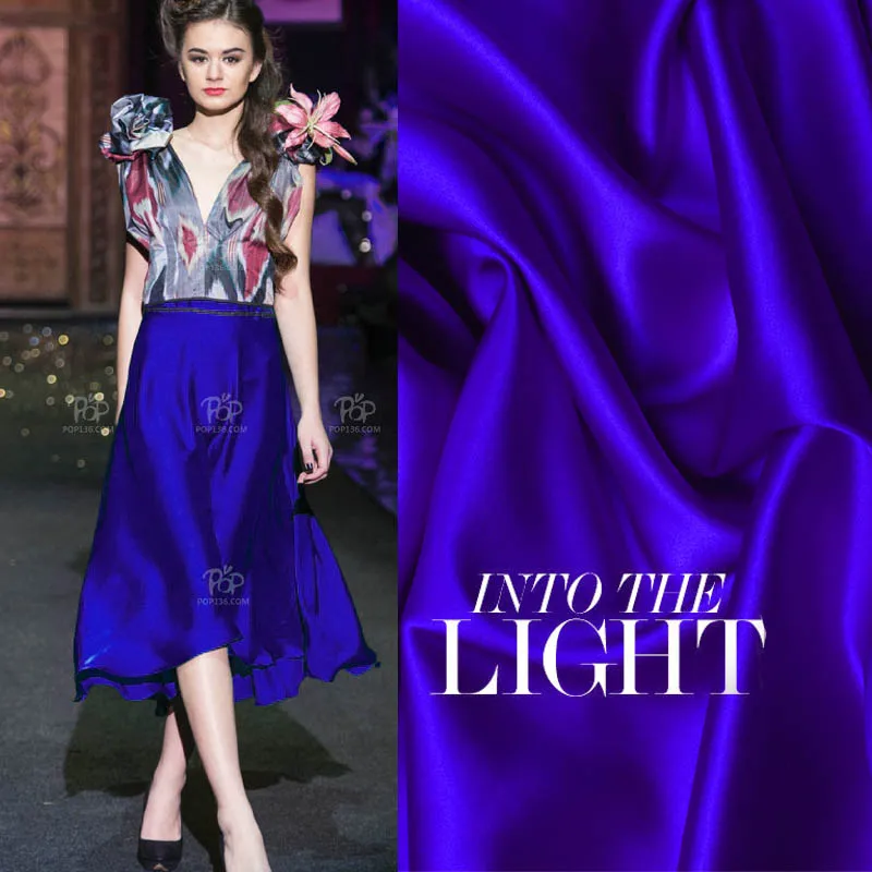 

European Station Dresses, Long Skirts, Mulberry Silk s, Baolan Multicolored Elastic Satin s, Special Price fabrics