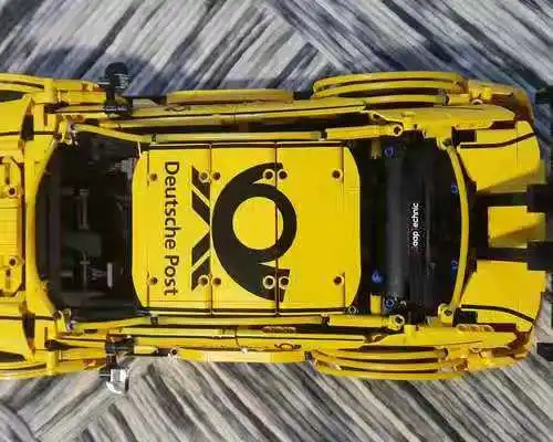 MOC Technic M4 спортивные автомобили RC двигатель мощность функция MOC-4142 строительный блок кирпичи игрушка малыш подарки