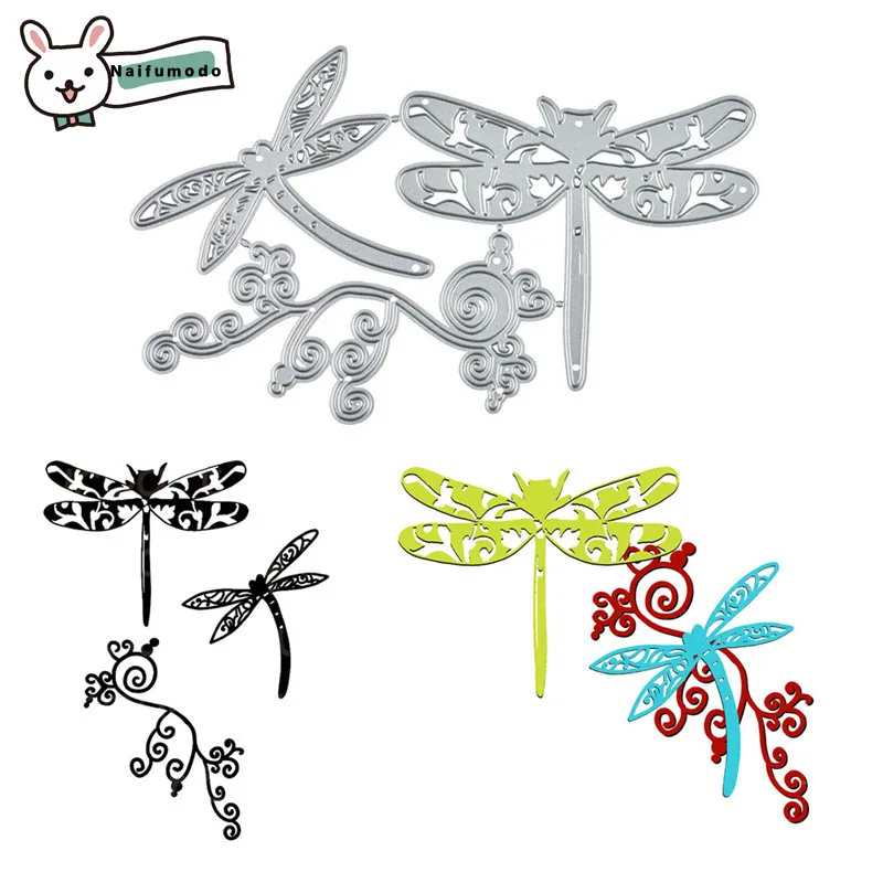 

Naifumodo Cutting Dies Metal Dies Dragonfly Die Scrapbooking Album Card Making Embossing Stencil Diecuts Decor