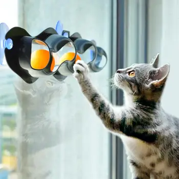 

Cat Toys Interactive Track Ball Toy Cat Practical Window Suction Cup Track Ball Play Tunnel Pet Toys Pet Accessories
