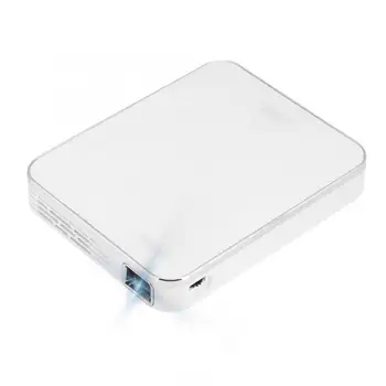 

Mini Projector Portable 4K Projector Home Theater with HDMI Input for Android / iOS Phones White 100-240V