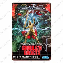  Classic Game Plaque Vintage Metal Sign Living Room Home Decoration Fc Game Plates Gamepad Wall Art Poster Gift for Gamers ZSS60 