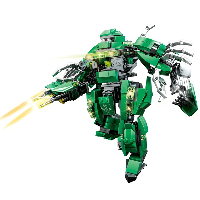 

Wma Building Blocks New Style Toy Mech Union Robot Assembled Toys Ming Sea God of War Jungle Guardian