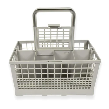 

Grey 8 Slot Dishwasher Cutlery Basket Tray Cage For Hotpoint & Indesit Machines Kitchen Holding Dishwasher Organizer
