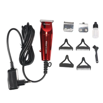 

Kemei Red KM-6365 Electric Hair Clipper Vintage Head Hair Clipper Engraving Hair Clipper 3 in 1 Multi-Function Hair Trimmer Hair