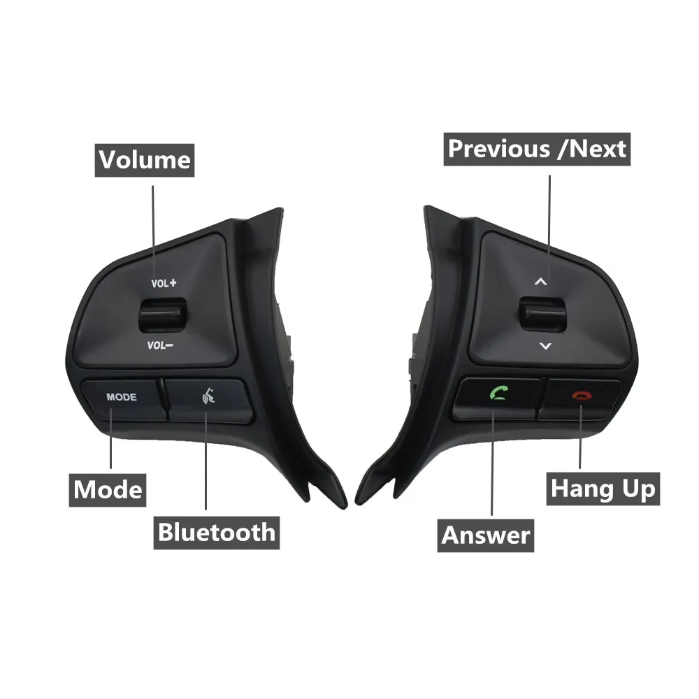 New Car Steering Wheel Control Button For KIA K2 RIO 2011-2014 Audio Bluetooth Phone Volume Switch Replace Auto Parts New Car Steering Wheel Control Button For KIA K2 RIO 2011-2014 Audio Bluetooth Phone Volume Switch Replace Auto Parts