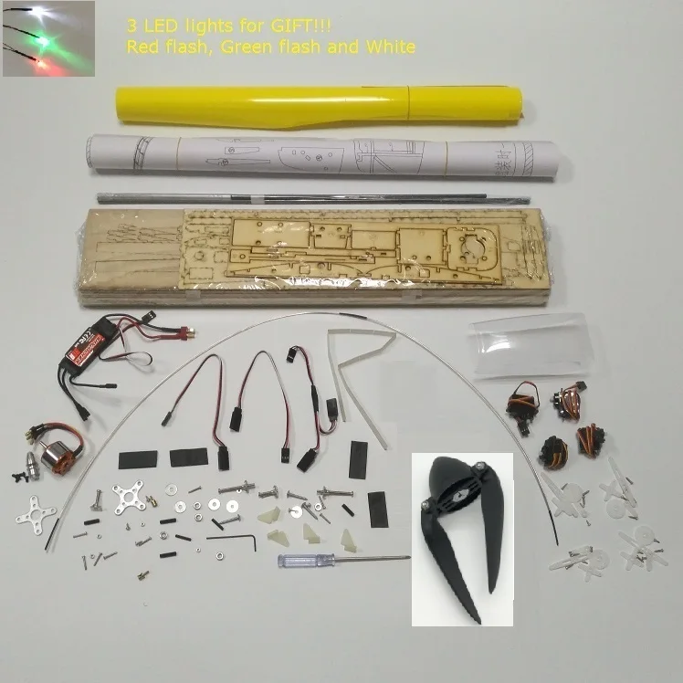 Yellow PNP B 1550 мм DIY Balsa RC планер комплект желтый или белый на выбор DBRGK01 - Цвет: Yellow PNP B