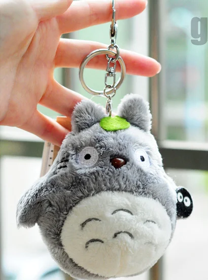 10 см kawaii totoro плюшевая игрушка аниме брелок Тоторо игрушка плюшевая Тоторо кукла подвеска плюшевая кукла K0048