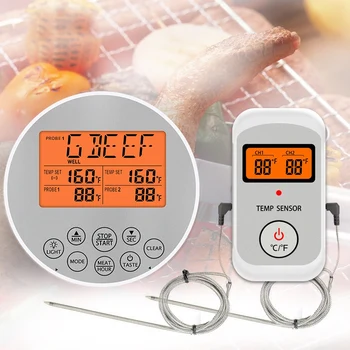 

Wireless Barbecue Thermometer Kitchen Food Barbecue Probe Electronic Thermometer