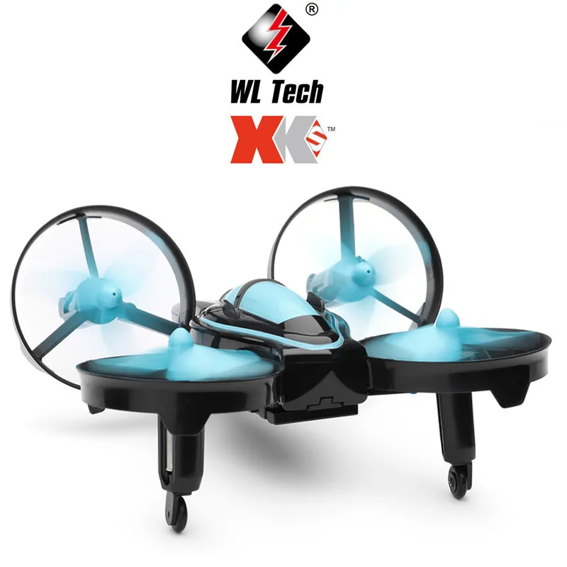 

Weili Q686 And Air Amphibious Small Flying Saucer 2.4G Remote-control Four-axis Aircraft Model Airplane Plane Toy New Products
