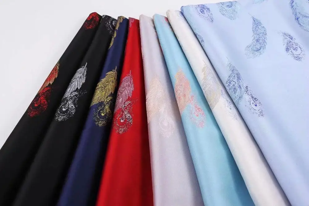 Жаккардовая парча ткань для свадебного платья, жаккардовая парча ткань ткани, вечернее платье юбка Швейные материалы Ткань D09