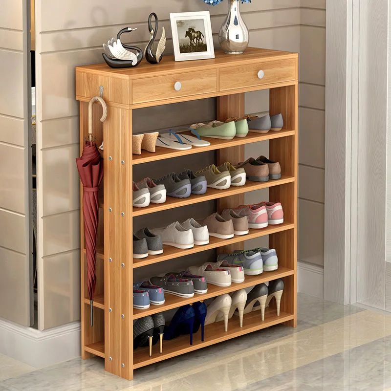 

Shoe Rack Multilayer Simplicity Household Economical Storage Cabinets Shoe Assembly Modern Minimalist Dustproof Shelf Entrance