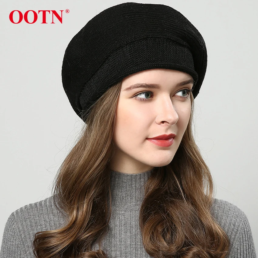 OOTN, зимний модный шерстяной берет, женские элегантные теплые береты, Осенние повседневные Шапки, уличные вечерние, Клубные, женские береты, бини